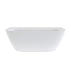 Victoria + Albert Lussari 1700 Back to Wall Bath - Matte White - LU5M-N-SM-NO