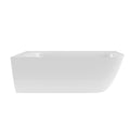Victoria + Albert Lussari 1700 Left Corner Freestanding Bath - Gloss White - LUS-N-LH-SW-NO