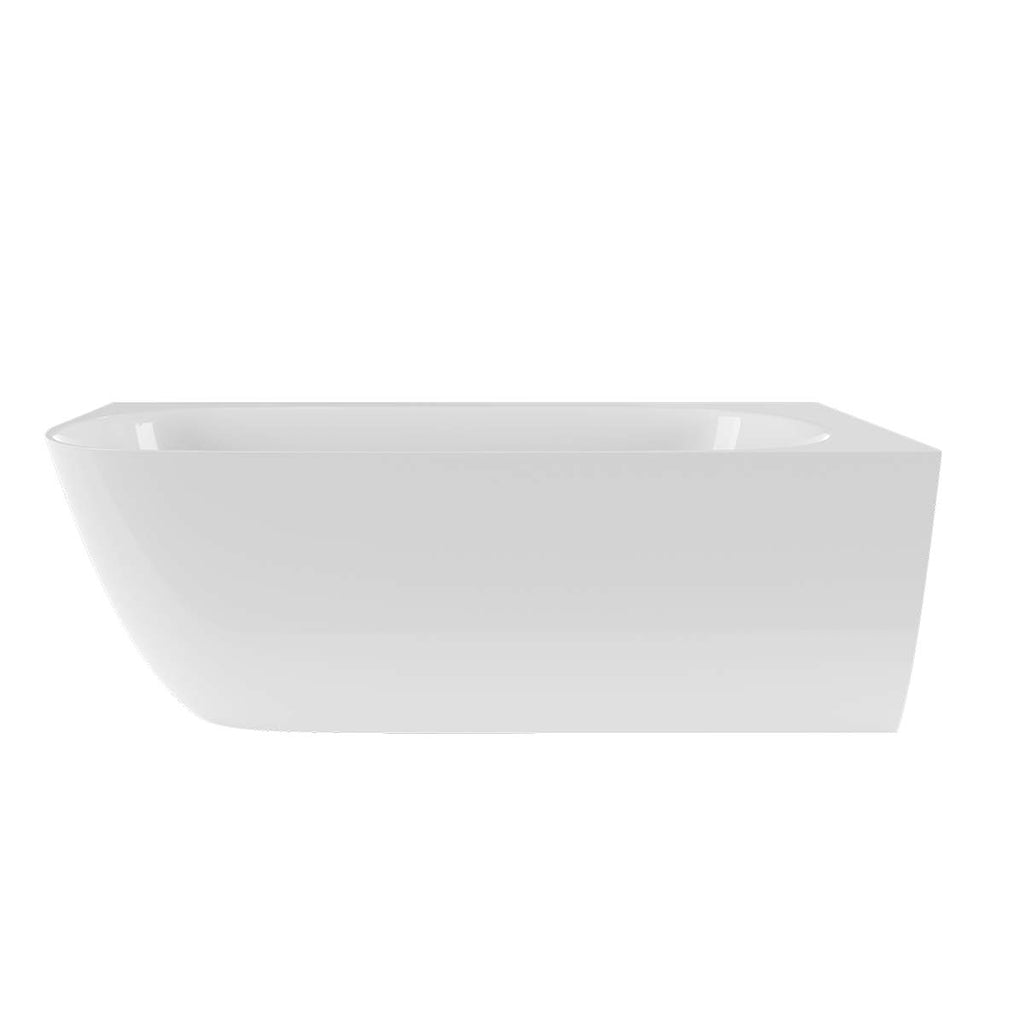 Victoria + Albert Lussari 1700 Right Corner Freestanding Bath - Gloss White - LUS-N-RH-SW-NO
