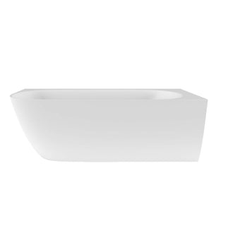 Victoria + Albert Lussari 1700 Right Corner Freestanding Bath - Matte White - LUSM-N-RH-SM-NO