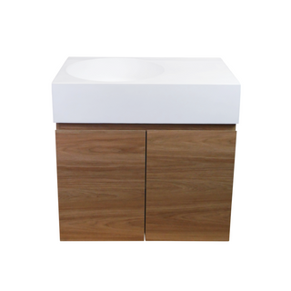Ledin Daintree 700 Wall Hung Vanity - Prime Oak - 70DAIPO