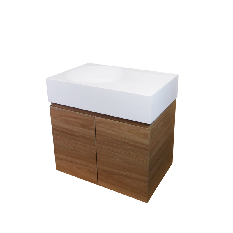 Ledin Daintree 700 Wall Hung Vanity - Prime Oak