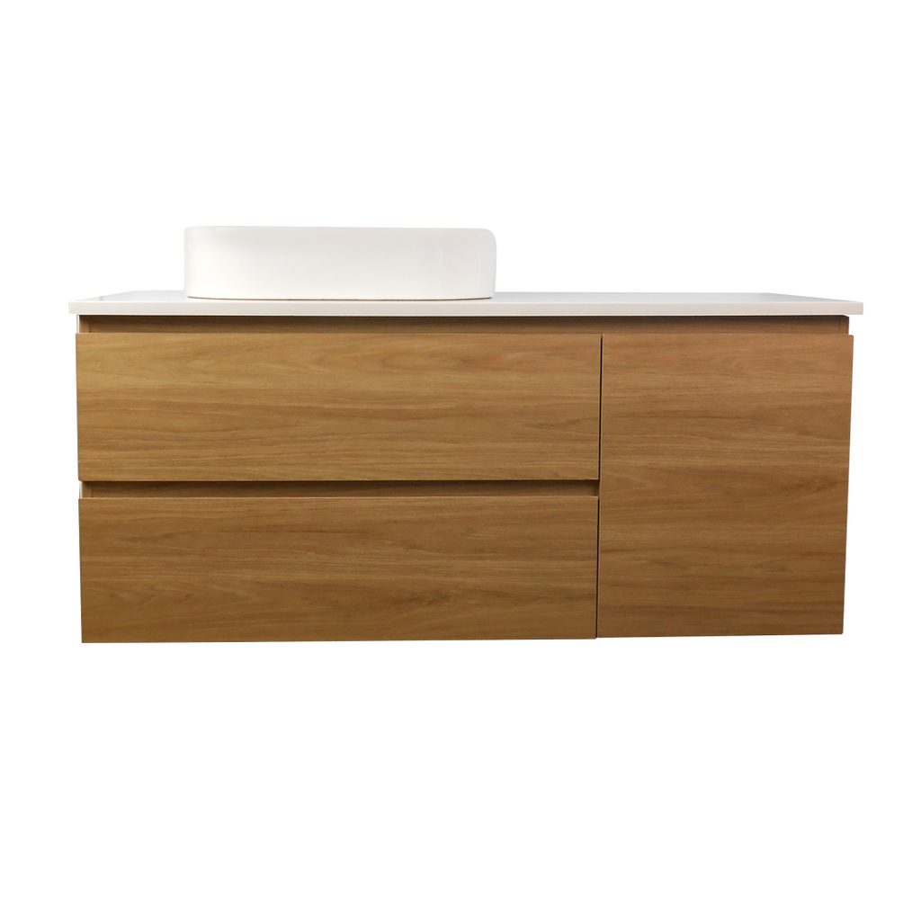Ledin Matilda 1200 Wall Hung Vanity - Prime Oak - 12MATPO-WST
