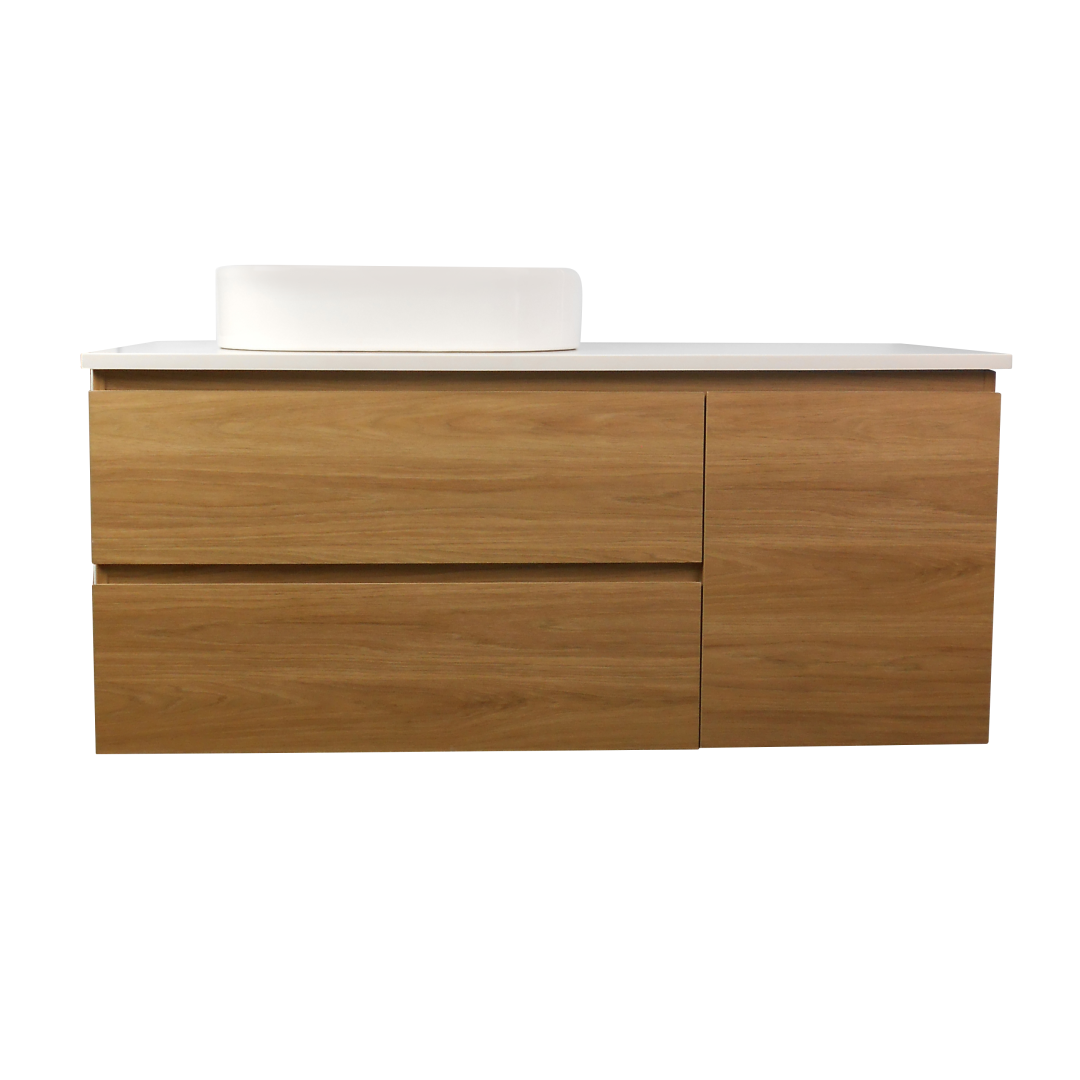 Ledin Matilda 1200 Wall Hung Vanity - Prime Oak - 12MATPO-WST