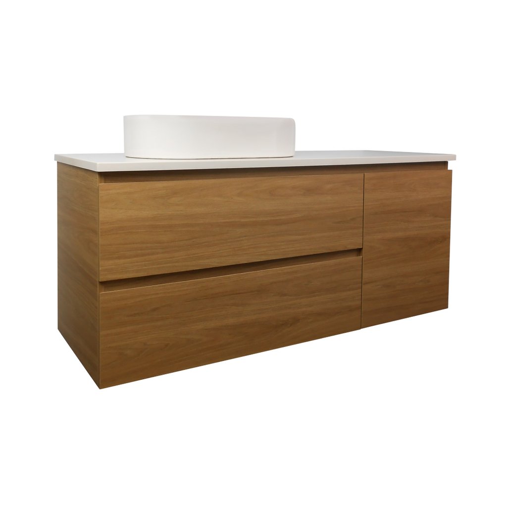 Ledin Matilda 1200 Wall Hung Vanity - Prime Oak - 12MATPO-WST