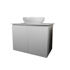 Ledin Banksia 600 Wall Hung Vanity - Satin White - 60BANSW-SS