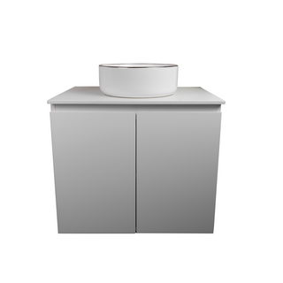 Ledin Waratah 700 Wall Hung Vanity - Satin White - 70WARSW-SS