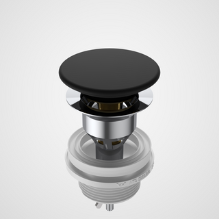 Caroma Liano II Ceramic Pop-Up Waste – Matte Black - 687350MB