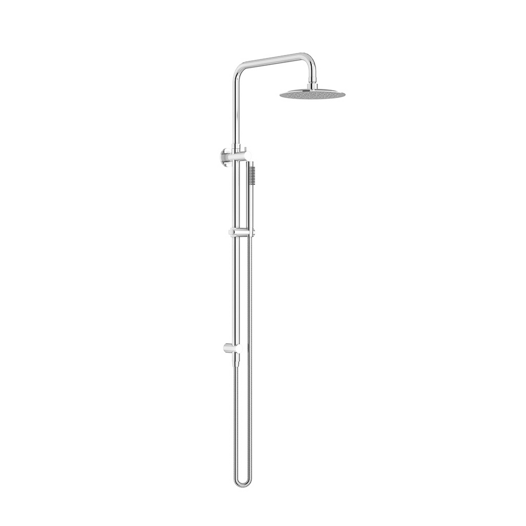 Linkware Elle 316 Stainless Steel Twin Shower on Rail - Chrome - SST6808CP