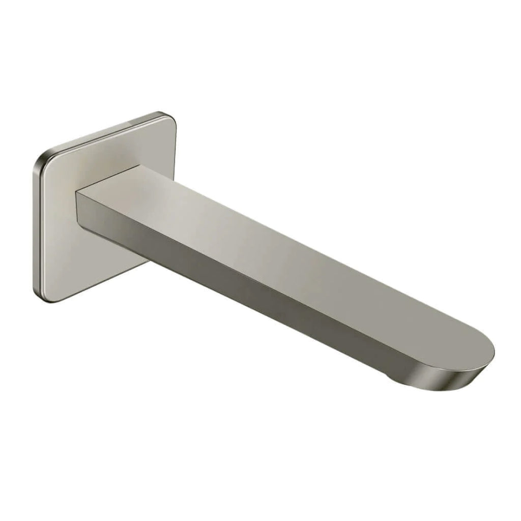Parisi Loom 180mm Wall Bath/Basin Spout - Brushed Nickel - LO.02WF180.41