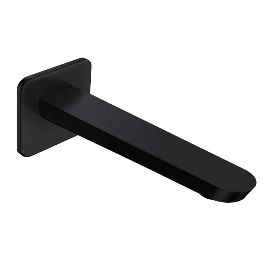 Parisi Loom 180mm Wall Bath/Basin Spout - Matte Black - LO.02WF180.02