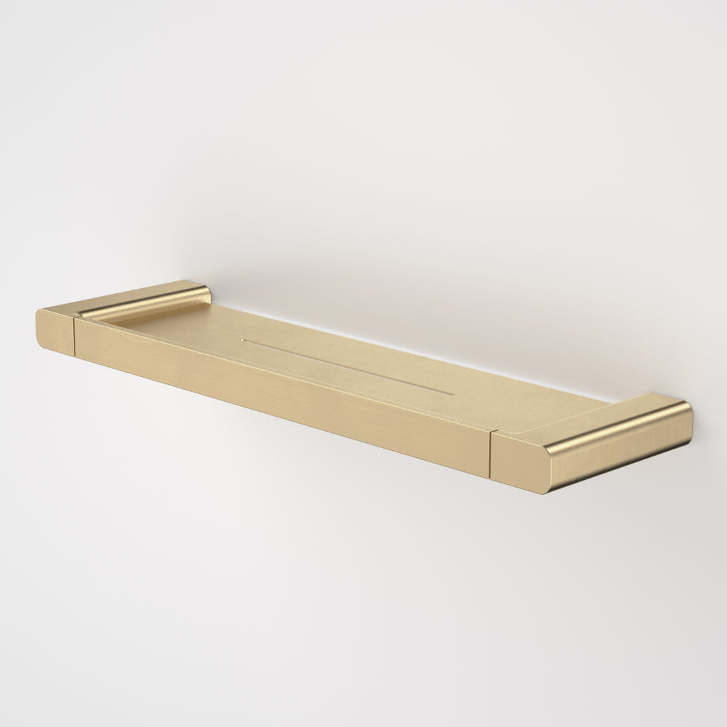 Caroma Luna Metal Shelf - Brushed Brass - 99610BB