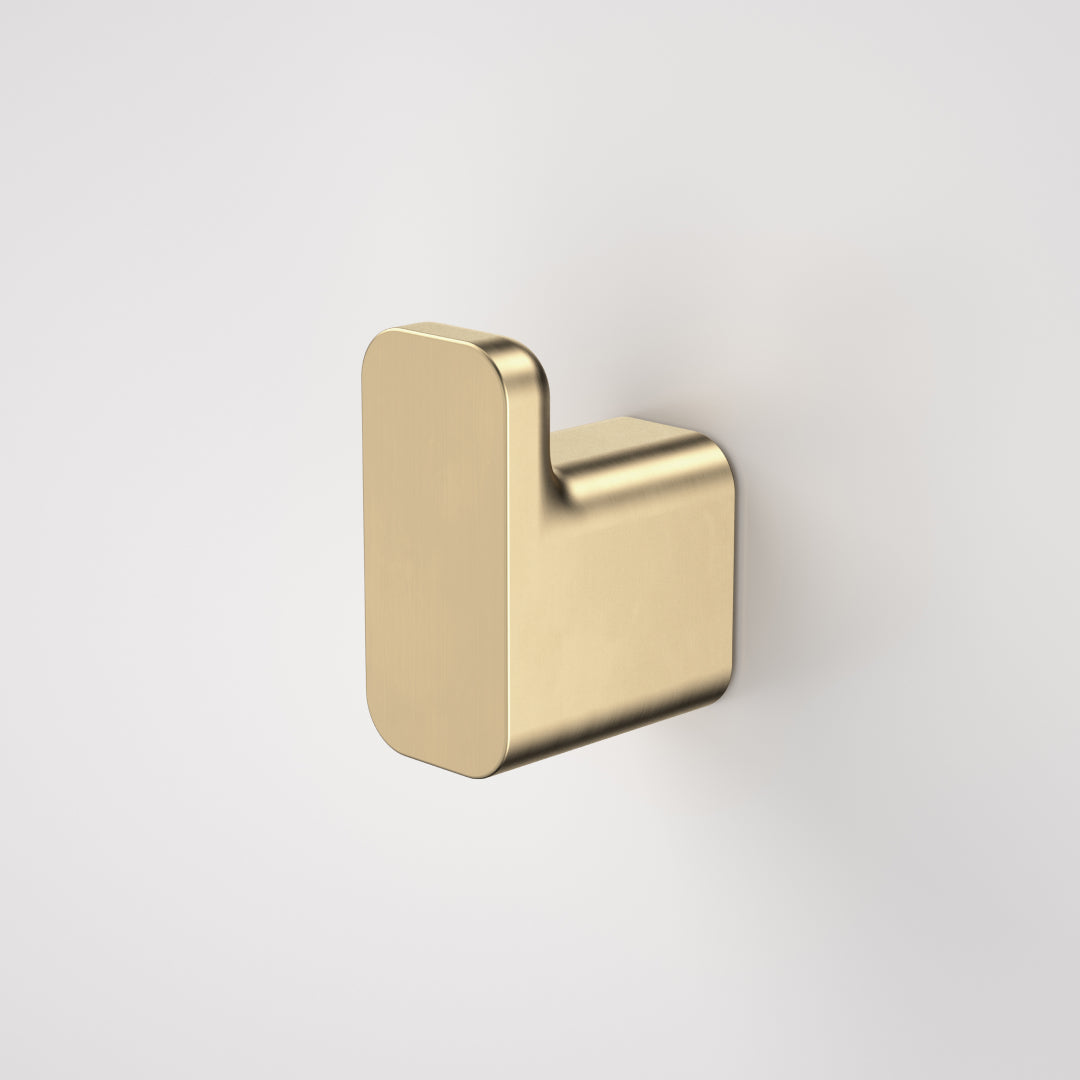 Caroma Luna Robe Hook - Brushed Brass - 99608BB