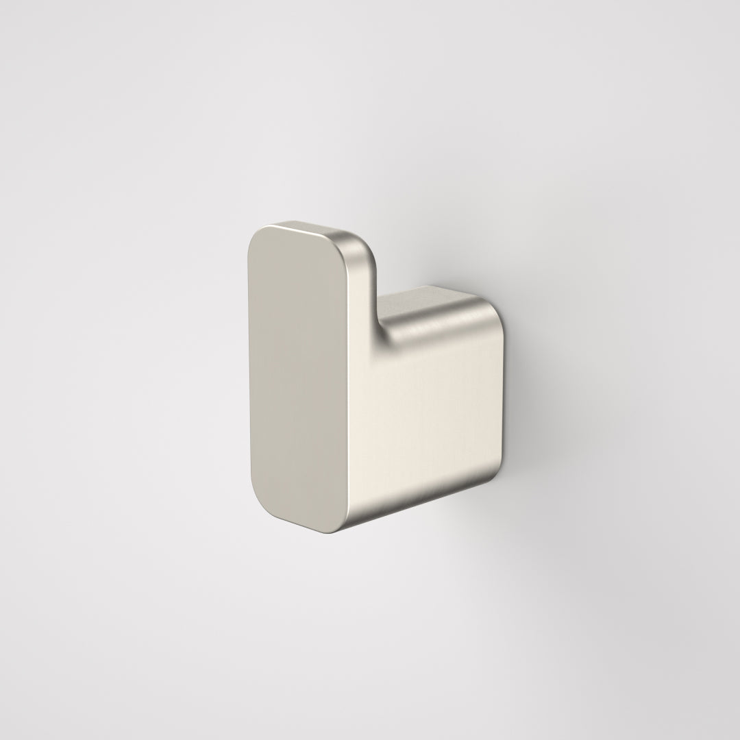 Caroma Luna Robe Hook - Brushed Nickel - 99608BN