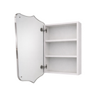 Turner Hastings Mayer Shield Mirror 800 Shaving Cabinet - Chrome MA406SC-CH