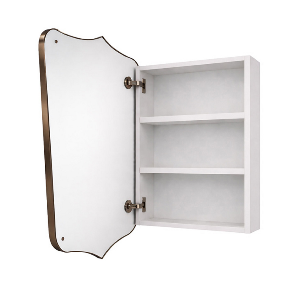 Turner Hastings Mayer Shield Mirror 800 Shaving Cabinet - English Bronze MA408SC-EB