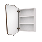 Turner Hastings Mayer Shield Mirror 800 Shaving Cabinet - English Bronze MA408SC-EB