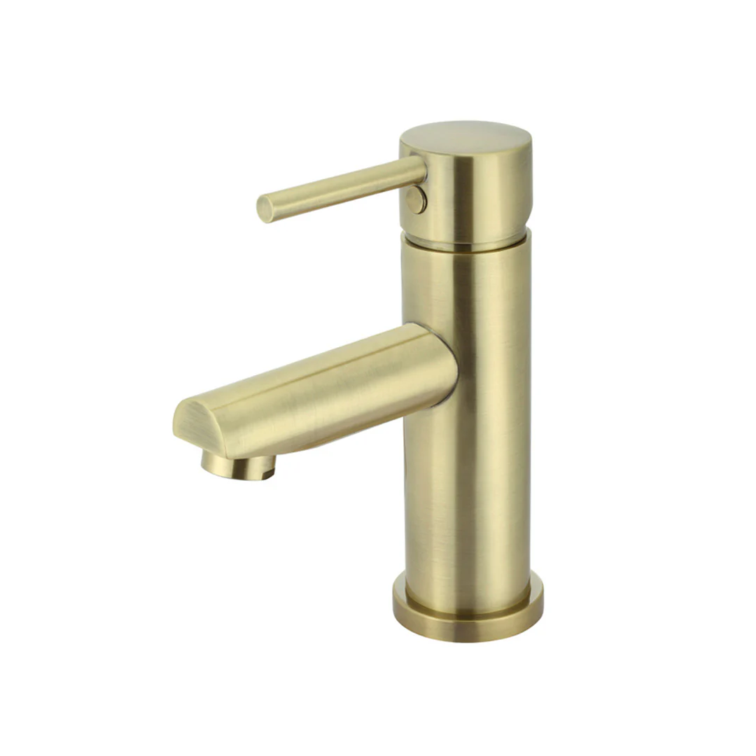 Meir Round Basin Mixer - PVD Tiger Bronze MB02-PVDBB
