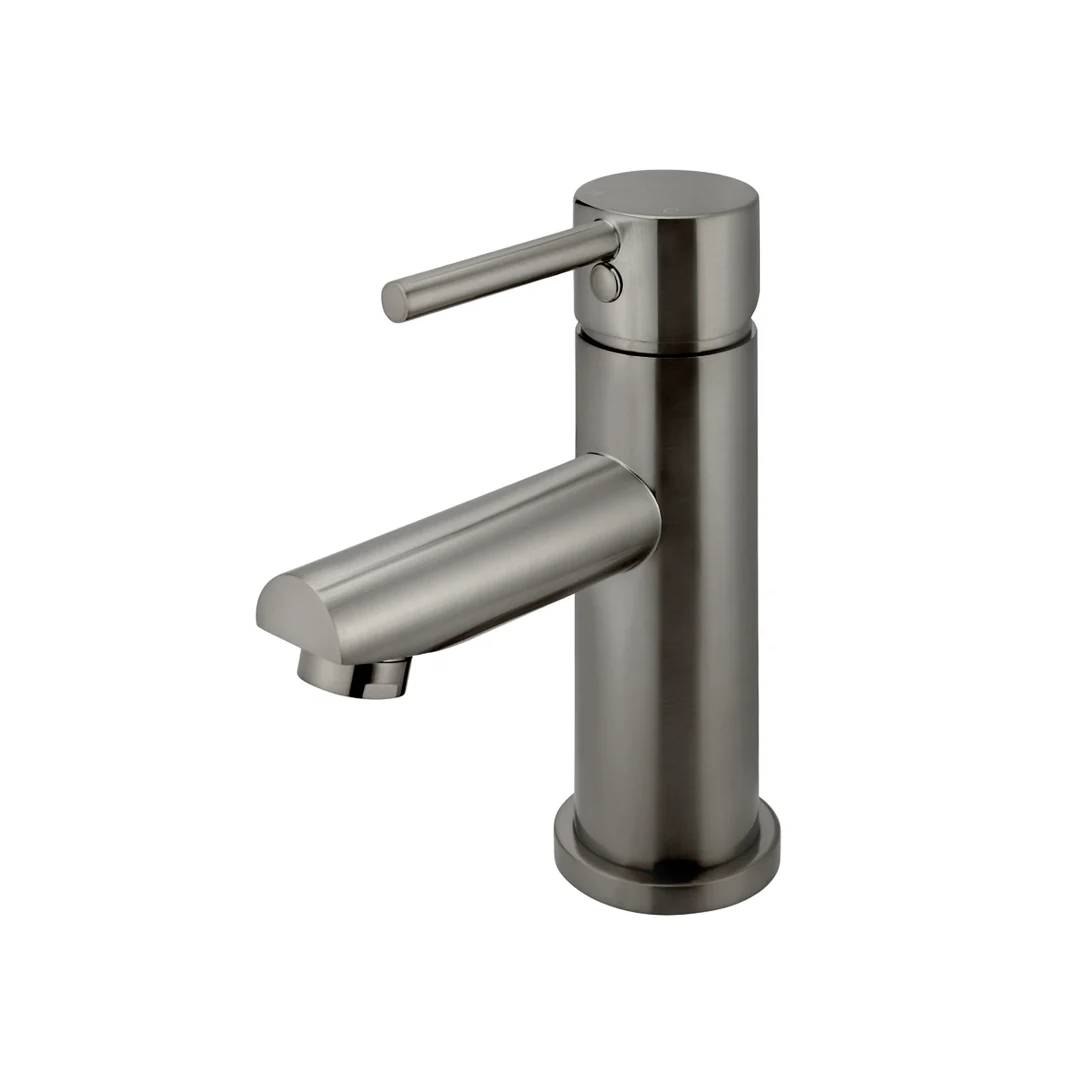 Meir Round Basin Mixer - Shadow Gun Metal MB02-PVDGM