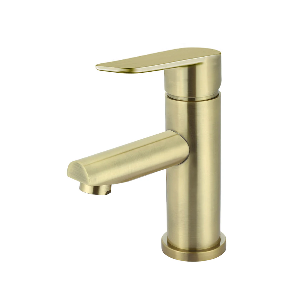 Meir Round Paddle Basin Mixer - PVD Tiger Bronze MB02PD-PVDBB