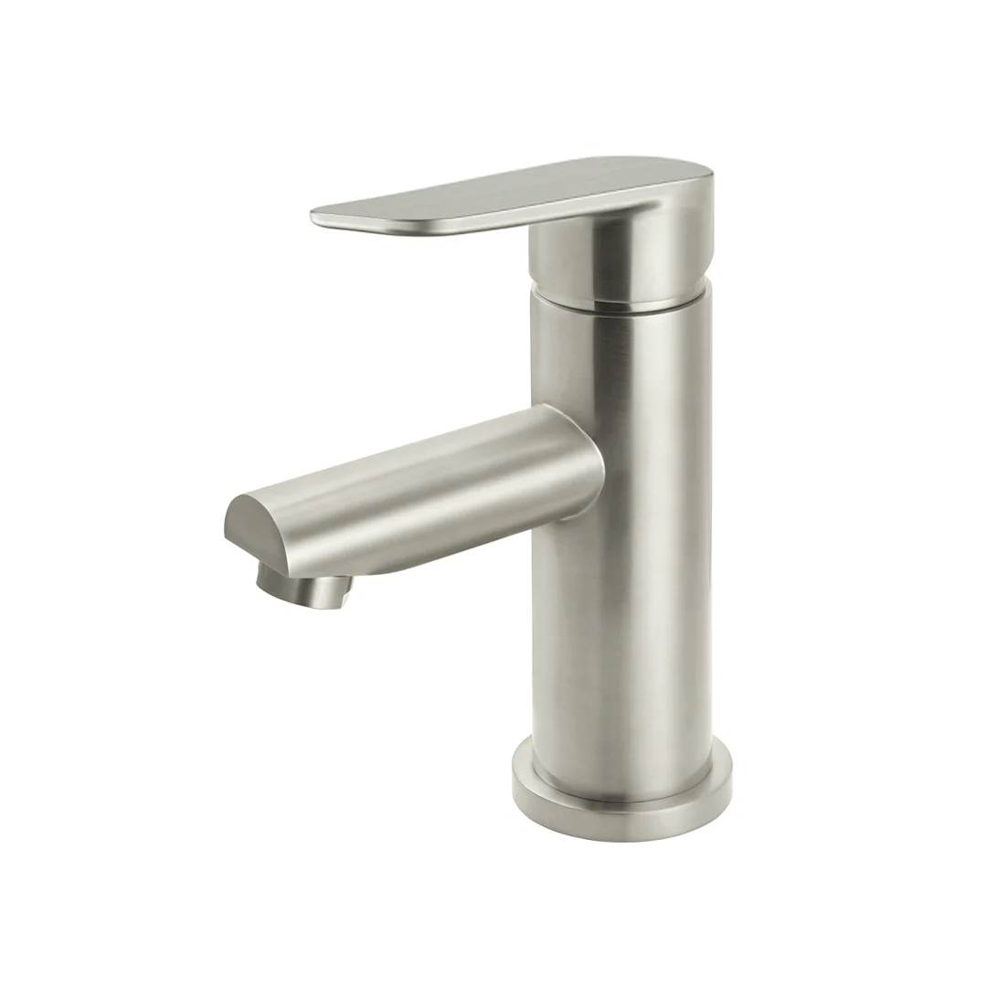 Meir Round Paddle Basin Mixer - Brushed Nickel MB02PD-PVDBN