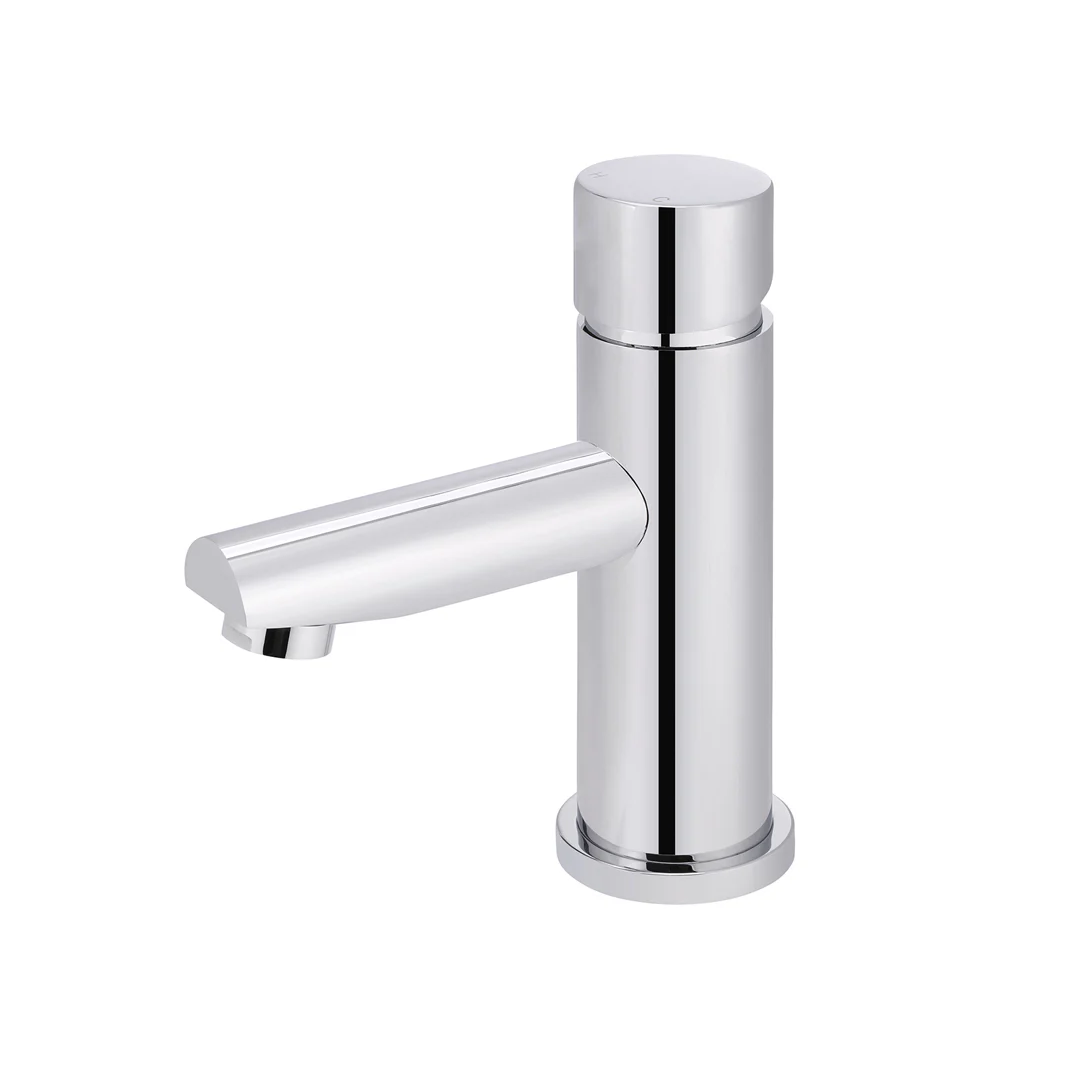 Meir Round Pinless Basin Mixer - Polished Chrome MB02PN-C