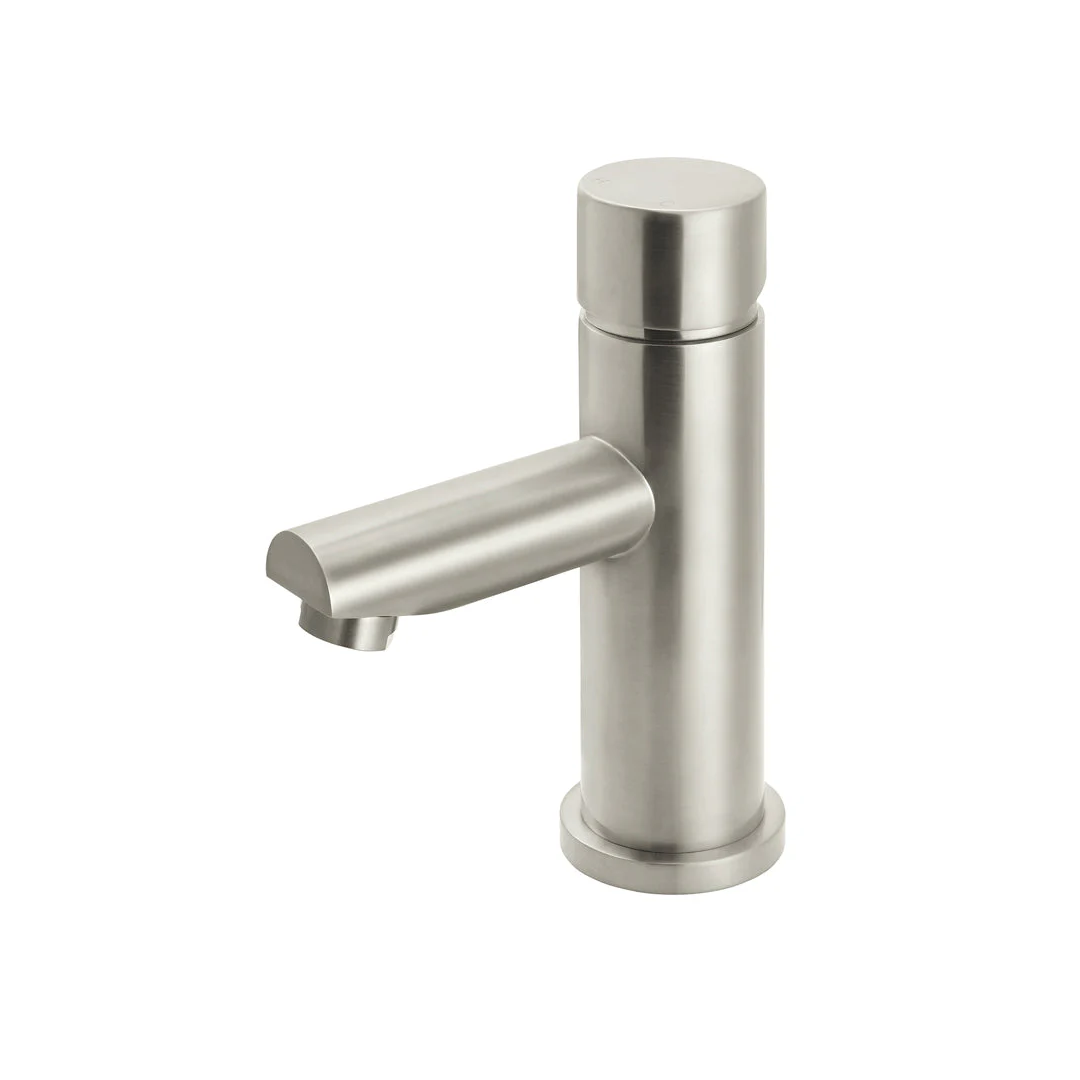 Meir Round Pinless Basin Mixer - PVD Brushed Nickel MB02PN-PVDBN