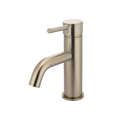 Meir Round Curved Basin Mixer - Champagne MB03-CH