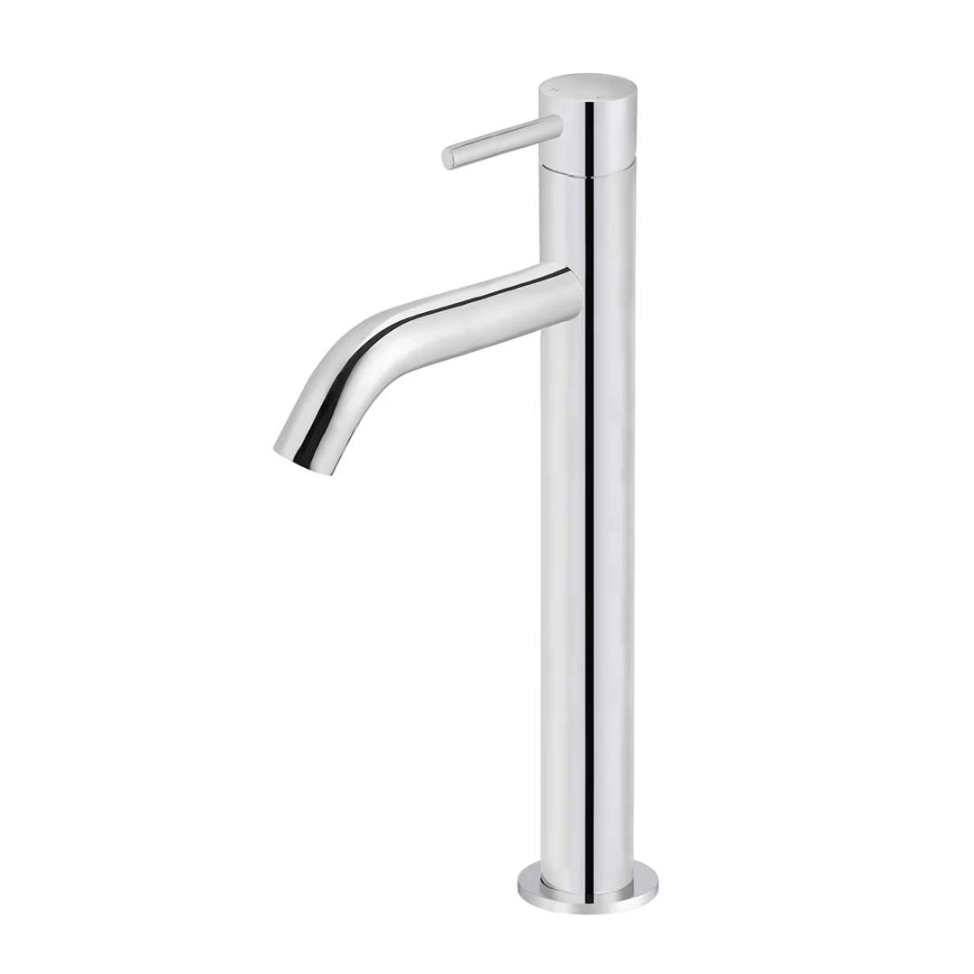 Meir Piccola Tall Basin Mixer With 130mm Spout - Polished Chrome MB03XL.01-C