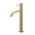 Meir Piccola Tall Basin Mixer With 130mm Spout - PVD Tiger Bronze MB03XL.01-PVDBB