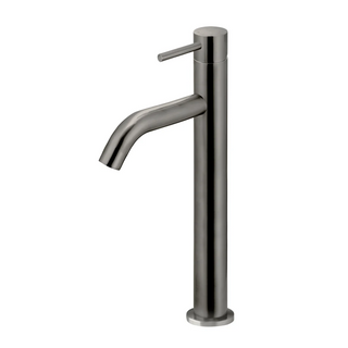 Meir Piccola Tall Basin Mixer With 130mm Spout - Shadow Gun Metal MB03XL.01-PVDGM