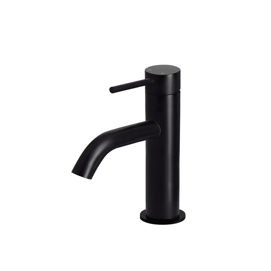 Meir Piccola Basin Mixer - Matte Black MB03XS