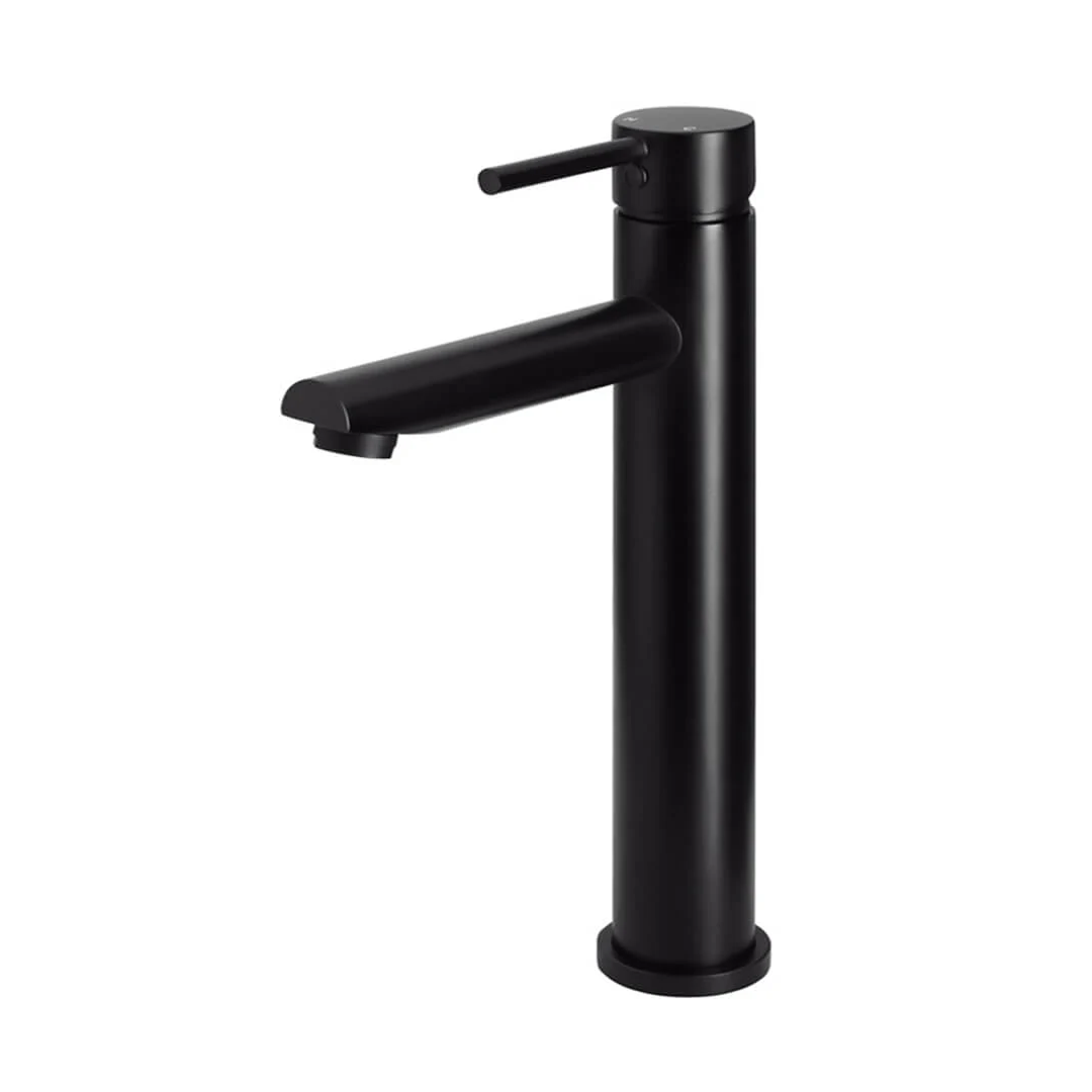 Meir Round Tall Basin Mixer - Matte Black MB04-R2
