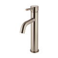 Meir Round Tall Curved Basin Mixer - Champagne MB04-R3-CH
