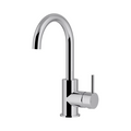 Meir Round Gooseneck Basin Mixer With Cold Start - Polished Chrome MB17-C