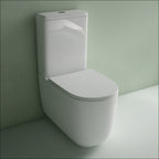Studio Bagno Milady Rimless Gloss White Back To Wall Toilet Suite - MIL001