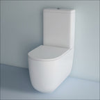 Studio Bagno Milady Rimless Matte White Back To Wall Toilet Suite - MIL001/MW