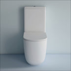 Studio Bagno Milady Rimless Matte White Back To Wall Toilet Suite - MIL001/MW