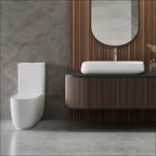 Studio Bagno Milady Rimless Matte White Back To Wall Toilet Suite - MIL001/MW