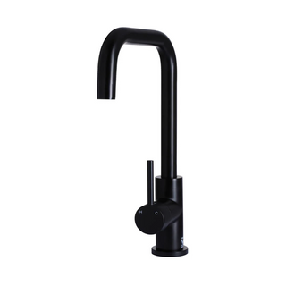 Meir Round Kitchen Mixer - Matte Black MK02