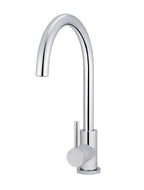 Meir Round Gooseneck Kitchen Mixer - Polished Chrome MK03-C