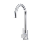 Meir Round Gooseneck Kitchen Mixer - Chrome - MK03-C