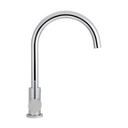 Meir Round Gooseneck Kitchen Mixer - Chrome - MK03-C