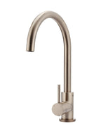 Meir Round Gooseneck Kitchen Mixer - Champagne MK03-CH