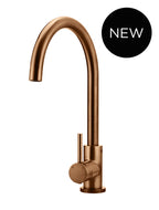 Meir Round Gooseneck Kitchen Mixer - PVD Lustre Bronze MK03-PVDBZ