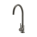 Meir Round Gooseneck Kitchen Mixer - PVD Gun Metal - MK03-PVDGM