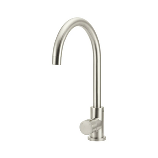 Meir Round Pinless Gooseneck Kitchen Mixer - PVD Brushed Nickel MK03PN-PVDBN