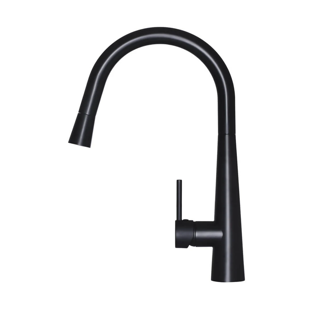 Meir Round Pull Out Sink Mixer - Matte Black - MK07