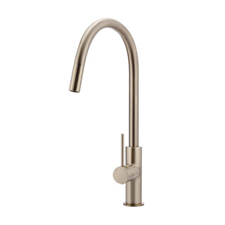 Meir Round Piccola Pull-Out Kitchen Mixer - Champagne MK17-CH
