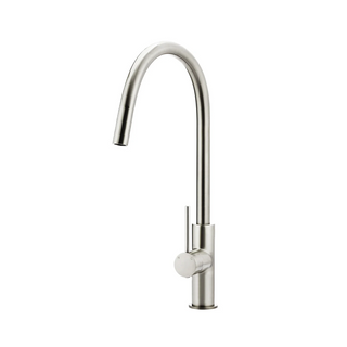 Meir Round Piccola Pull-Out Kitchen Mixer - PVD Brushed Nickel MK17-PVDBN